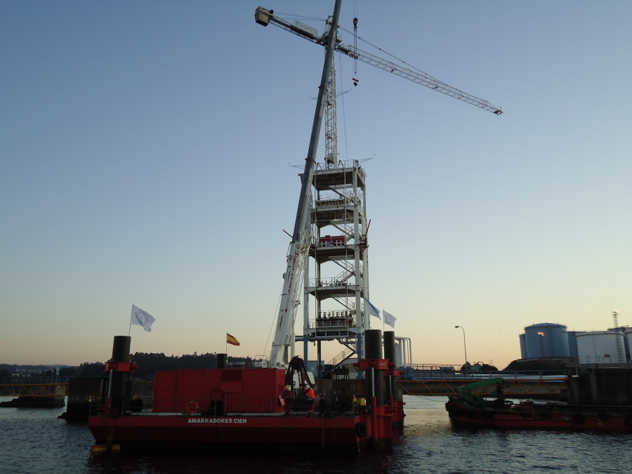 Trabajos eólicos offshore en Galicia
